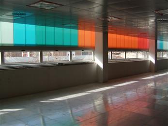 Interior Façade, Industrial Building, Barcelona, Spain>