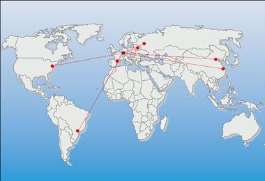 Pallmann locations worldwide. (Photo Pallmann Group, PLMPR003)
