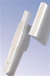 The multilayer pregnancy test cap is molded by Süd-Chemie Performance Packaging and contains its Advanced Desiccant Polymer (ADP®), which protects the strip’s reagents from moisture degradation. (Photo: Clariant)