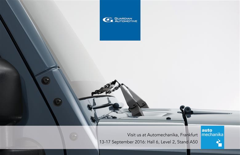 Guardian Automotive is te vinden in hal 6, op verdieping 2, stand A50 van de Automechanika-beurs (13-17 september 2016) in Frankfurt, Duitsland.
(Foto Guardian Industries Corp., GRDPR059)