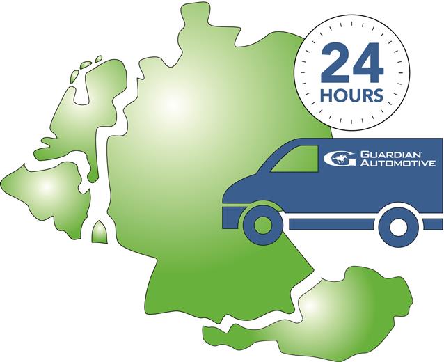 Guardian Automotive erweitert den Nachtexpress-Service für Windschutzscheiben.
(Foto Guardian Industries Corp., GRDPR125)