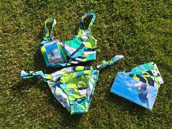 Archroma prototype garment collection with Nylosan® bright colors and Smartrepel® Hydro, a non-PFC water repellence finish for quick drying. (Photo: Archroma)