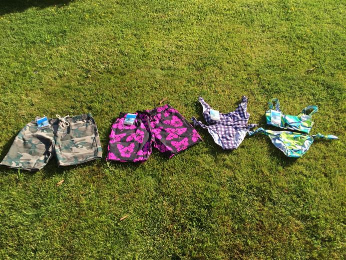Archroma prototype garment collection with Nylosan® bright colors and Smartrepel® Hydro, a non-PFC water repellence finish for quick drying. (Photo: Archroma)