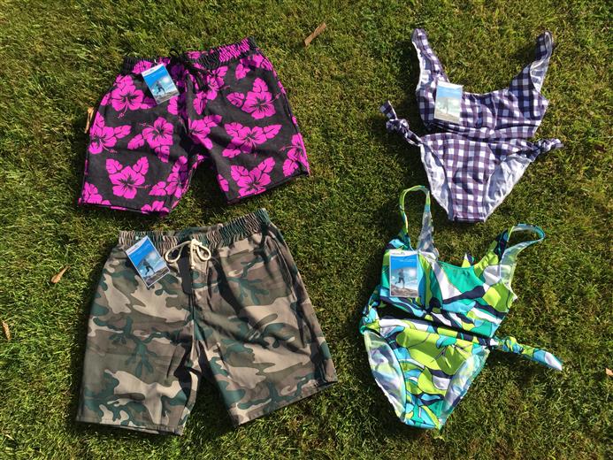 Archroma prototype garment collection with Nylosan® bright colors and Smartrepel® Hydro, a non-PFC water repellence finish for quick drying. (Photo: Archroma)