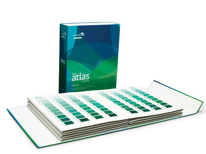Color Atlas by Archroma®, a library of 4,320 color swatches, in six volumes. 
(Photo: Archroma)