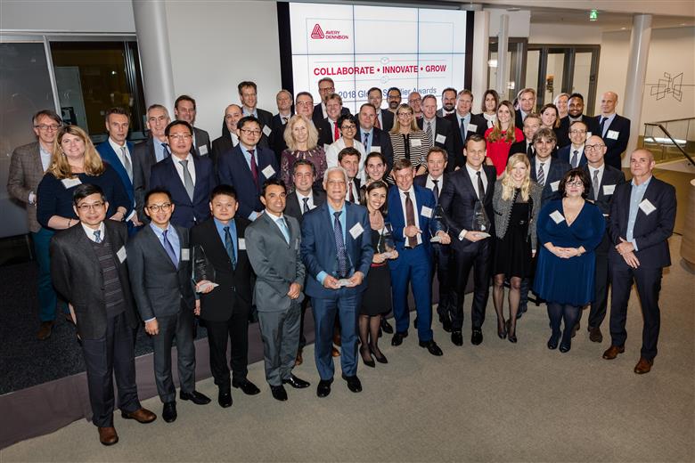 Avery Dennison recognizes suppliers at fifth annual global awards ceremony.
(Photo: Avery Dennison, PR381)