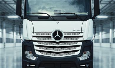 INEOS Styrolution provides best material solution for Daimler Actros trucks’ aerodynamic parts.