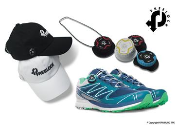The FREELOCK wire closure system from Shin Kyung for footwear and other applications requiring convenient tight closure and fast release features a rotary dial knob overmolded with THERMOLAST® K from KRAIBURG TPE.
(Photo: © 2018 KRAIBURG TPE)