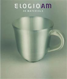 3D printed coffee cup model from Facilan™ HT.
(Photo: ElogioAM)