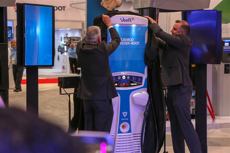 Tritium announces Gilbarco Veeder-Root makes minority investment in company to accelerate global electric vehicle infrastructure build out. (Image courtesy Tritium, PR011)