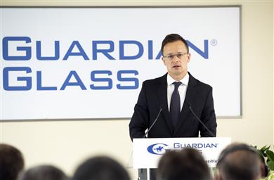 Péter Szijjártó, Minister of Foreign Affairs and Trade of Hungary.
(Photo Guardian Glass, LLC, GRDPR167) 