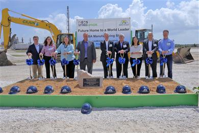 INEOS Styrolution hosts groundbreaking ceremony for its new 100kt ASA plant in Bayport, Texas.