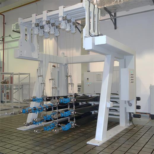Moog’s electric test system’s actuators remain stable during use because of the dual force/position control and the fixtures eliminate interference with the actuators regardless of the type of test methods lab managers perform. 
(Photo Moog, MGPR1901)
