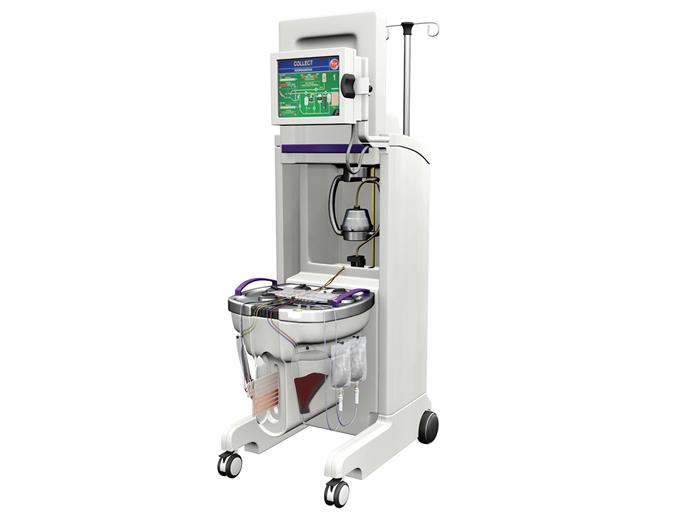 THERAKOS CELLEX photopheresis system. 
(Photo: Terumo BCT, PR003)
