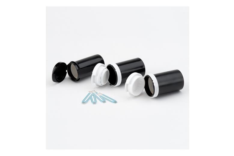HAT® IN vial with integrated ADP® insert adds new capabilities to Airnov’s desiccant vials. 
(Photo: Airnov)