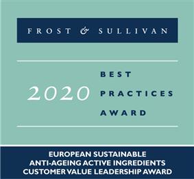 Clariant Active Ingredients wins Frost & Sullivan Award for its natural active ingredient Prenylium.
(Award logo: Frost & Sullivan)