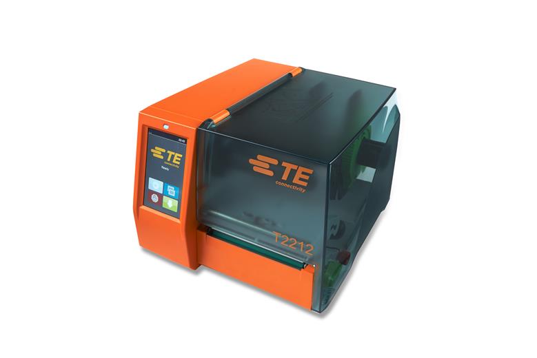 TE Connectivity ergänzt sein Thermotransferdrucker-Produktprogramm mit dem Einstiegsmodell T2212. (Quelle: TE Connectivity, PR406)