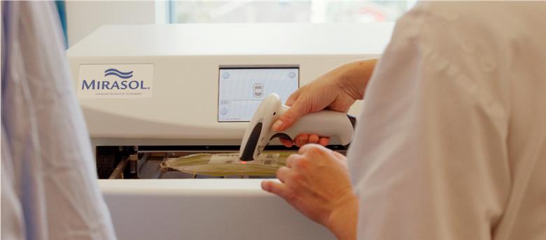 La Suisse approuve le système de réduction des agents pathogènes Mirasol pour traiter les plaquettes. 
(Photo: Terumo BCT, PR010) 