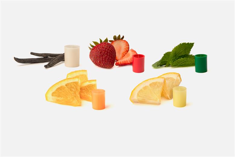 Airnov’s active packaging range expanded with new flavors of Aroma-Can® drop-in canisters. 
(Photo: Airnov)