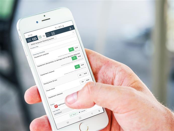 Eschbach stellt die neue Shiftconnector Go Mobile Rounds-App zur Vernetzung von Schichtpersonal in der Prozessindustrie vor. 
(Foto: eschbach, PR001)