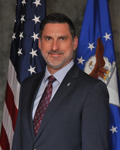 John Sneden, director US Air Force Propulsion Directorate.
(Photo: GE Additive, GEADPR049)
