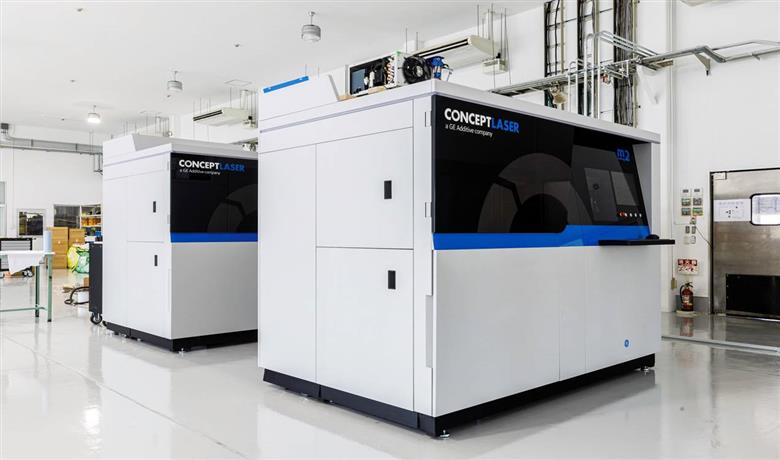日本精機社の工場に設置されたGE Additive M2シリーズ
（画像提供：株式会社日本精機）