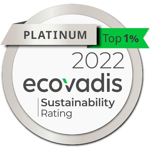 Archroma awarded EcoVadis Platinum rating for 2nd consecutive year, consolidating its position amongst Top 1% best rated companies. 
(Photo: Archroma)