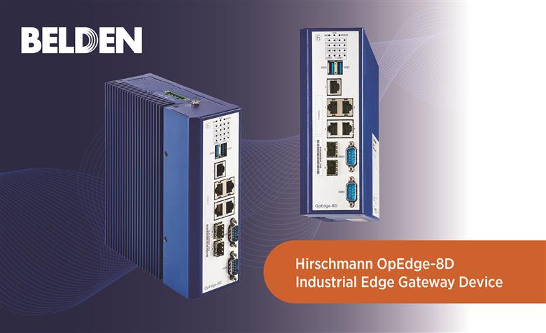 Belden bridges IT-OT divide with a next-gen Edge Gateway Device. (Photo: Belden, PR512) 