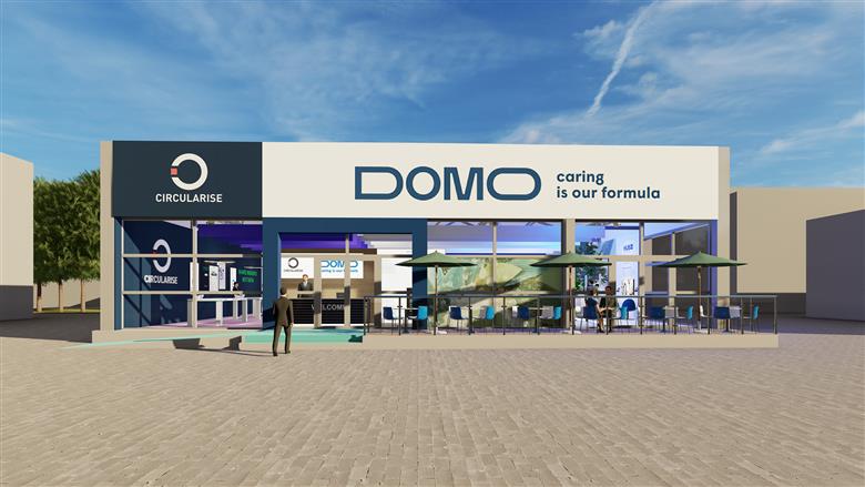 DOMO Chemicals will be exhibiting with an expanded outdoor pavilion covering almost 400m2. DOMO will be presenting its latest sustainable solutions at its joint booth with Circularise in the outdoor area of the show.