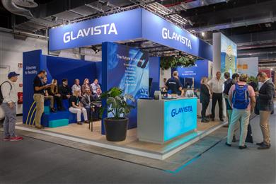 At Automechanika 2022 in September, visitors at the company’s booth were able to experience, relate to and interact with the brand’s cutting-edge autoglass technology presented under the motto ‘The future is a journey’. 
(Photo Glavista, GLAPR002) 