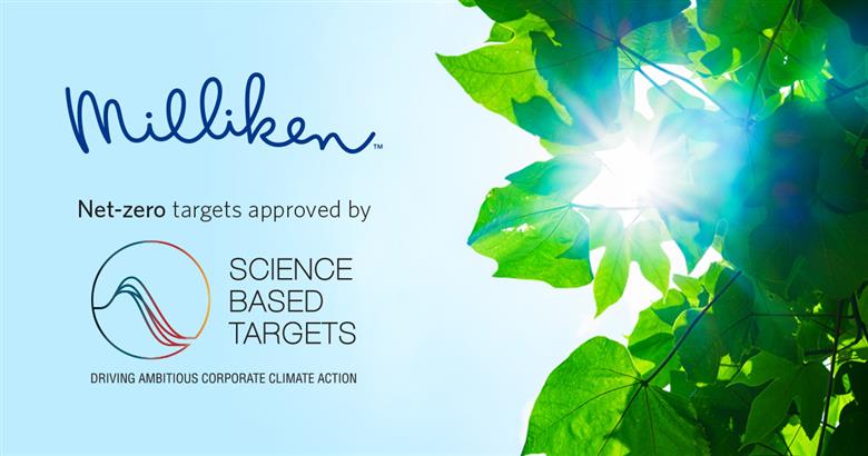 Milliken & Company Commits to Net-Zero Future.
(Photo © 2022 Milliken & Company, all rights reserved, MKPR285)