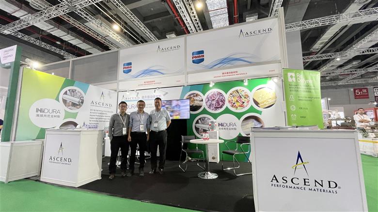 Ascend introduces HiDura™ LUX amorphous nylon for packaging films at ProPak China 2023.
(Photo: Ascend Performance Materials, APMPR092)