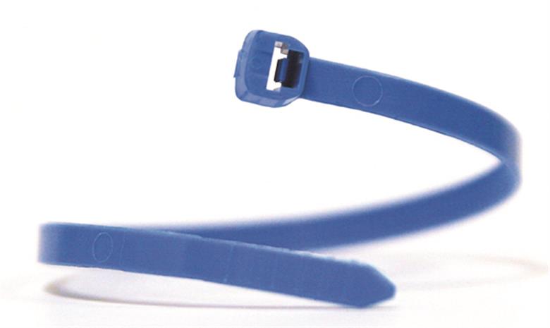 New Vydyne® PA66 metal detectable compounds from Ascend Performance Materials combine process-ready convenience and high consistency with an optimum level of safety against contamination in demanding cable tie applications of the food processing and other sensitive industry segments. 
(Photo: Ascend Performance Materials, APMPR093)