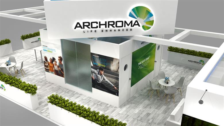 Archroma unveils super systems+ at ChromaTexChem 2023. 
(Photo: Archroma)