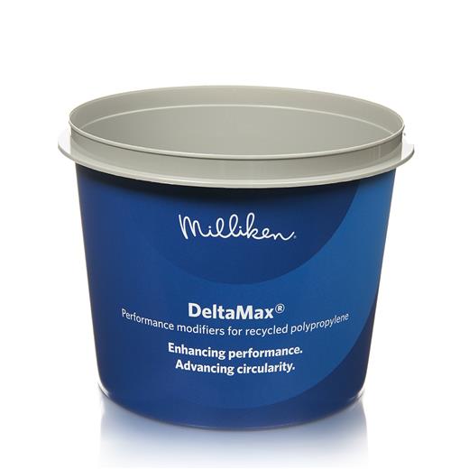DeltaMax® Performance modifiers for recycled polypropylene.
(Photo © 2023 Milliken & Company, all rights reserved, MKPR296)
