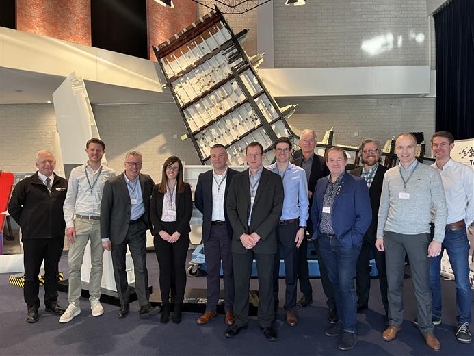 Solvay and GKN Aerospace team. 
(Photo: Solvay, PR076)