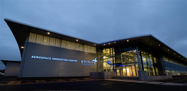 Spirit’s Aerospace Innovation Centre (AIC) in Prestwick, Scotland. (Photo: Solvay, PR087)