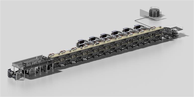 Coater for LiB electrodes.