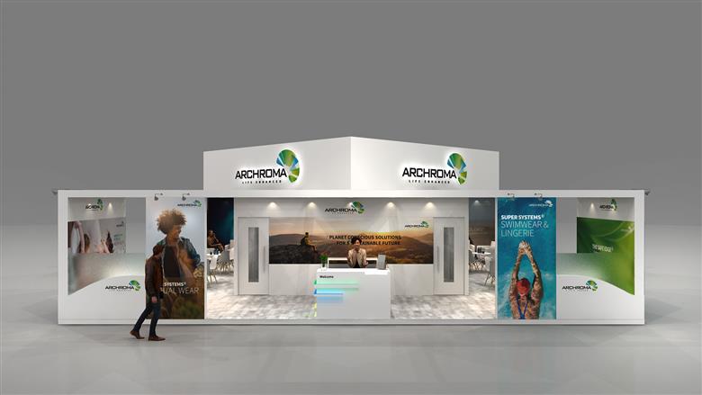 Archroma highlights economic and environmental sustainability at Bharat Tex 2024 with Super Systems+. (Photo: Archroma)