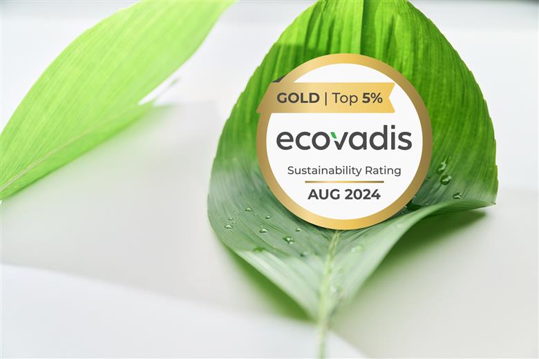DOMO has received the EcoVadis Gold Medal.