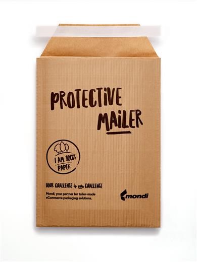 Mondi unveils plastic-free mailer: a win for customers and the planet. 
(Photo: Mondi, PR301)