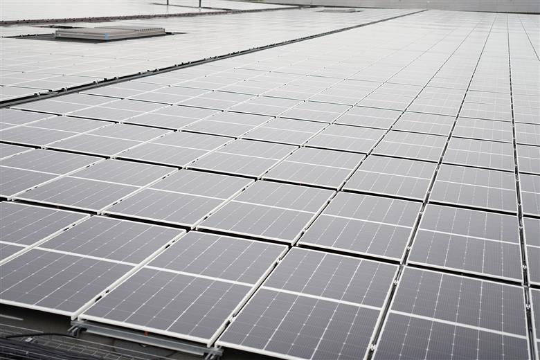 SABIC inaugurates world's largest circular solar installation of its kind in Genk.