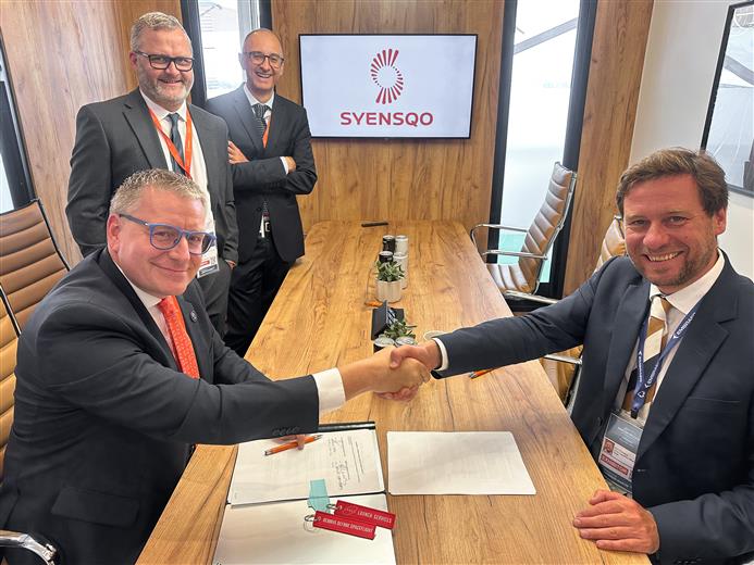 Syensqo and Orbex sign collaboration agreement to develop next-generation space launch systems. (Photo: Syensqo, PR032)