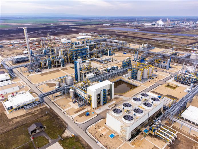 MOL Group’s Polymer complex in Tiszaújváros, Hungary