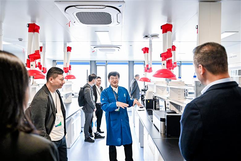 Inauguration of new specialty chemicals laboratory in Shanghai. (Photo: Perstorp)