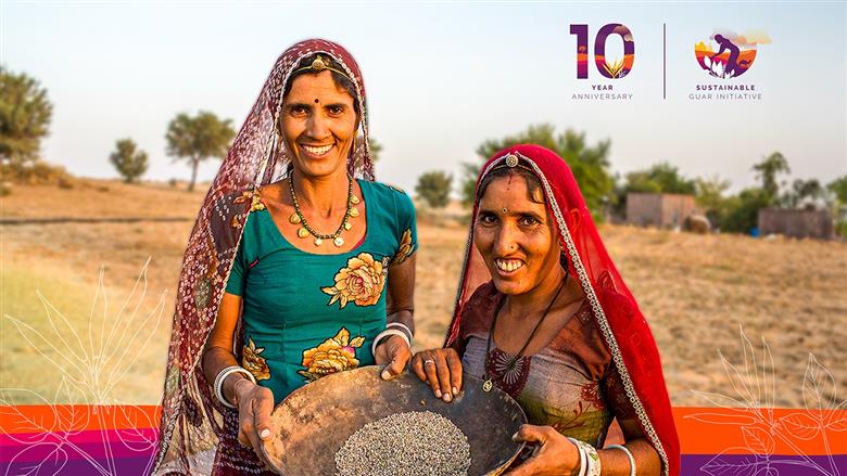 Syensqo celebrates a decade of leadership in sustainable guar sourcing. 
(Photo: Syensqo, PR050)