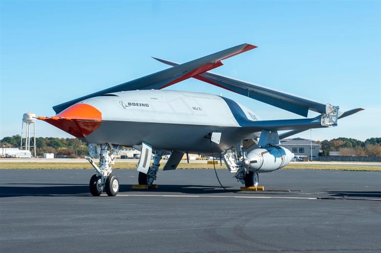 Boeing’s T1 demonstration aircraft (credit: Samantha Jenkins, identified by DVIDS. The appearance of U.S. Department of Defense (DoD) visual information does not imply or constitute DoD endorsement)